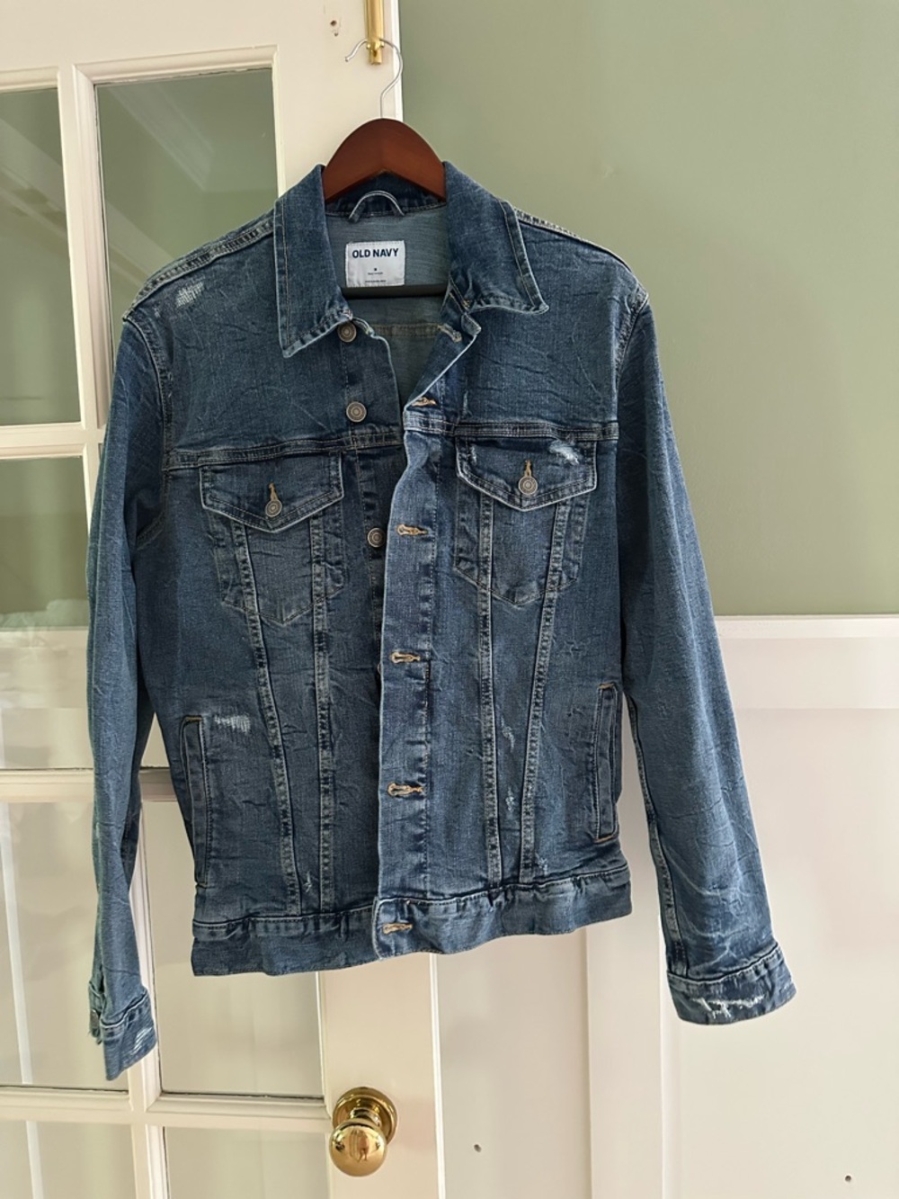 Old Navy Mens Blue Denim Jacket